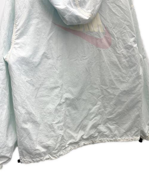 SUPREME（シュプリーム）Supreme (シュプリーム) NIKE (ナイキ) アノラックパーカー ホワイト×スカイブルー サイズ:Lの古着・服飾アイテム