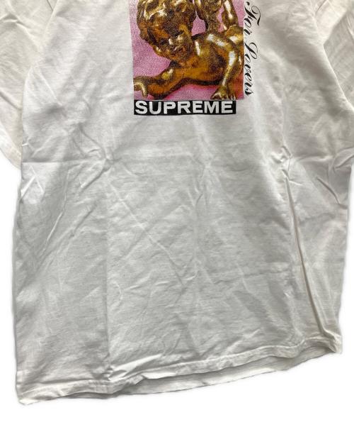 SUPREME（シュプリーム）Supreme (シュプリーム) 半袖カットソー ホワイト サイズ:Lの古着・服飾アイテム