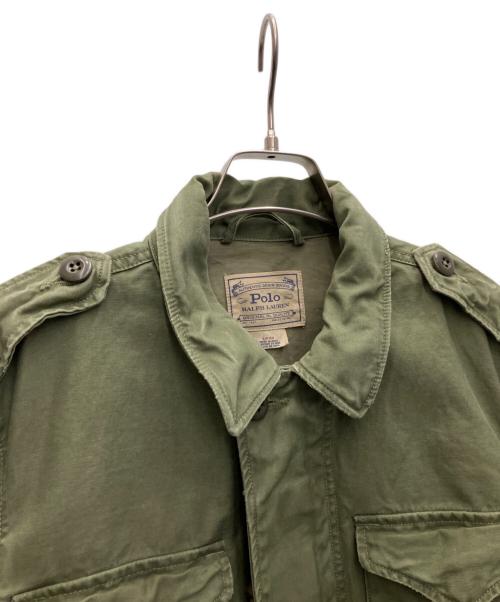 POLO RALPH LAUREN（ポロ・ラルフローレン）POLO RALPH LAUREN (ポロ・ラルフローレン) ミリタリージャケット オリーブ サイズ:Ｓの古着・服飾アイテム