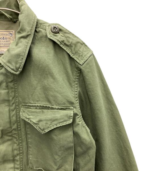 POLO RALPH LAUREN（ポロ・ラルフローレン）POLO RALPH LAUREN (ポロ・ラルフローレン) ミリタリージャケット オリーブ サイズ:Ｓの古着・服飾アイテム