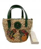 TORY BURCHトリーバーチ）の古着「ポシェット」｜ナチュラル×グリーン