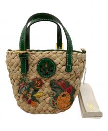 TORY BURCH（トリーバーチ）の古着「ポシェット」｜ナチュラル×グリーン