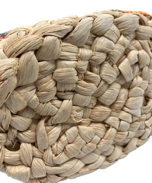 TORY BURCH（トリーバーチ）TORY BURCH (トリーバーチ) ポシェット ナチュラル×グリーンの古着・服飾アイテム