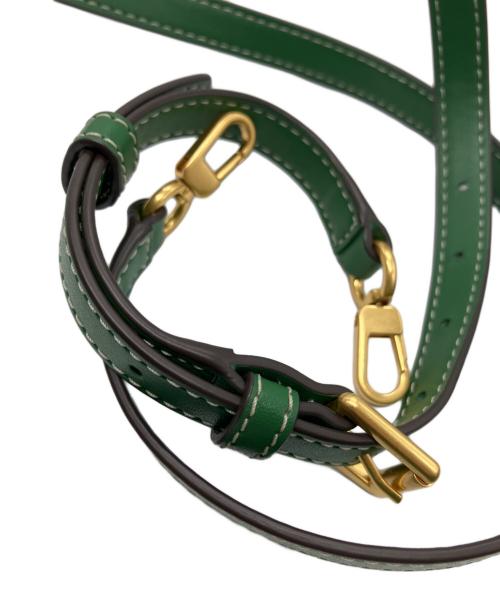 TORY BURCH（トリーバーチ）TORY BURCH (トリーバーチ) ポシェット ナチュラル×グリーンの古着・服飾アイテム