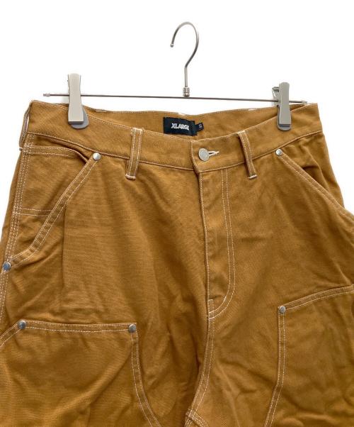 X-LARGE（エクストララージ）X-LARGE (エクストララージ) ペインターパンツ ブラウン サイズ:SIZE 81cm (W32)の古着・服飾アイテム