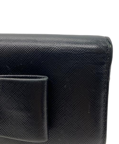 PRADA（プラダ）PRADA (プラダ) 長財布 ブラックの古着・服飾アイテム