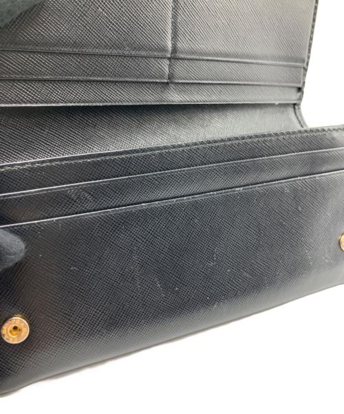 PRADA（プラダ）PRADA (プラダ) 長財布 ブラックの古着・服飾アイテム