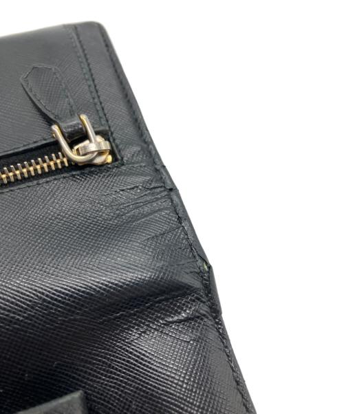 PRADA（プラダ）PRADA (プラダ) 長財布 ブラックの古着・服飾アイテム