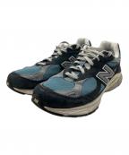 NEW BALANCEニューバランス）の古着「M990TE3」｜ブラック×ブルー