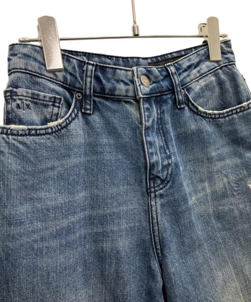 ARMANI EXCHANGE（アルマーニ エクスチェンジ）ARMANI EXCHANGE (アルマーニ エクスチェンジ) デニムパンツ インディゴ サイズ:SIZE 25cmの古着・服飾アイテム