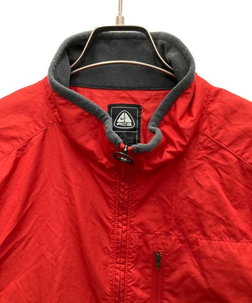 NIKE ACG（ナイキエーシージー）NIKE ACG (ナイキエーシージー) ナイロンジャケット グレー×レッド サイズ:Lの古着・服飾アイテム