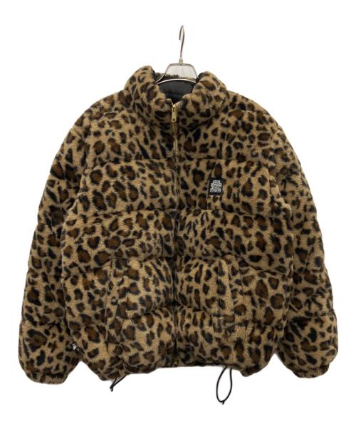 FIRST DOWN（ファーストダウン）FIRST DOWN (ファーストダウン) BlackEyePatch (ブラックアイパッチ) ダウンジャケット ブラウン×ベージュ サイズ:XLの古着・服飾アイテム