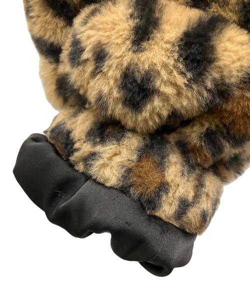 FIRST DOWN（ファーストダウン）FIRST DOWN (ファーストダウン) BlackEyePatch (ブラックアイパッチ) ダウンジャケット ブラウン×ベージュ サイズ:XLの古着・服飾アイテム