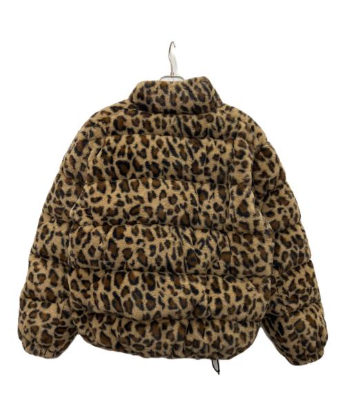 FIRST DOWN（ファーストダウン）FIRST DOWN (ファーストダウン) BlackEyePatch (ブラックアイパッチ) ダウンジャケット ブラウン×ベージュ サイズ:XLの古着・服飾アイテム