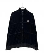 KARL KANIカールカナイ）の古着「ベロアトラックジャケット」｜ブラック