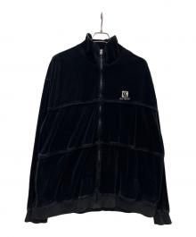 KARL KANI（カールカナイ）の古着「ベロアトラックジャケット」｜ブラック