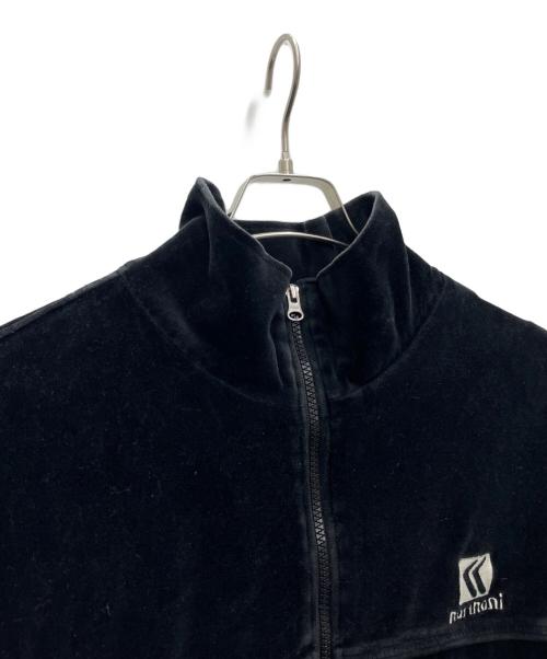 KARL KANI（カールカナイ）KARL KANI (カールカナイ) ベロアトラックジャケット ブラック サイズ:XLの古着・服飾アイテム