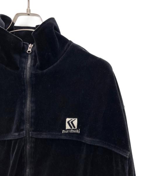 KARL KANI（カールカナイ）KARL KANI (カールカナイ) ベロアトラックジャケット ブラック サイズ:XLの古着・服飾アイテム
