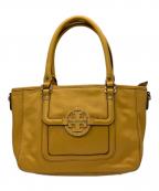 TORY BURCHトリーバーチ）の古着「2WAYハンドバッグ」｜イエロー