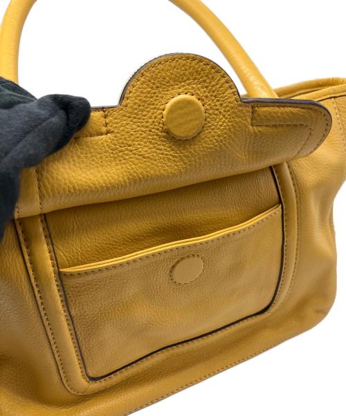 TORY BURCH（トリーバーチ）TORY BURCH (トリーバーチ) 2WAYハンドバッグ イエローの古着・服飾アイテム