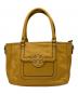 TORY BURCH（トリーバーチ）の古着「2WAYハンドバッグ」｜イエロー