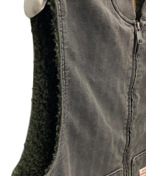 LEVI'S（リーバイス）LEVI'S (リーバイス) デニムボアベスト ブラック サイズ:Sの古着・服飾アイテム