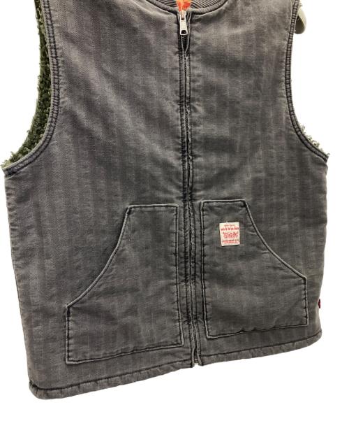 LEVI'S（リーバイス）LEVI'S (リーバイス) デニムボアベスト ブラック サイズ:Sの古着・服飾アイテム