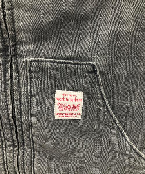 LEVI'S（リーバイス）LEVI'S (リーバイス) デニムボアベスト ブラック サイズ:Sの古着・服飾アイテム