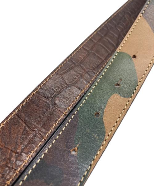 aniary（アニアリ）aniary (アニアリ) レザーベルト ブラウンの古着・服飾アイテム