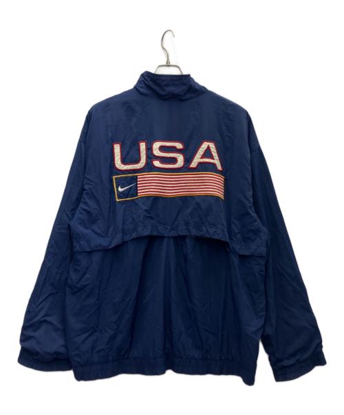 NIKE（ナイキ）NIKE (ナイキ) ナイロンジャケット ネイビー サイズ:XXLの古着・服飾アイテム