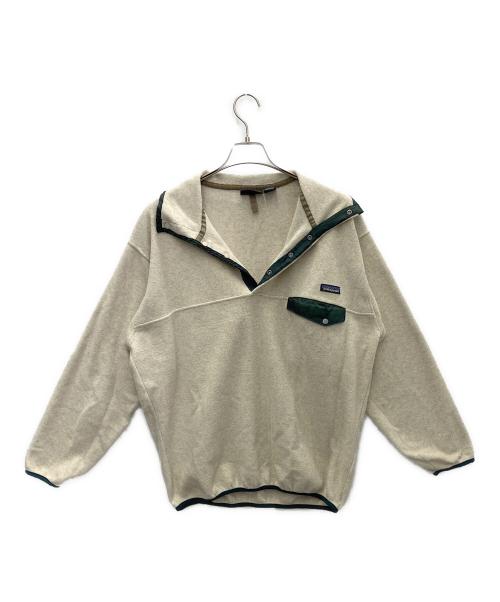 Patagonia（パタゴニア）Patagonia (パタゴニア) シンチラスナップT グリーン×ベージュ サイズ:Lの古着・服飾アイテム