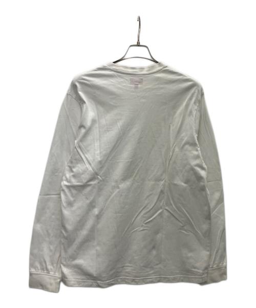 SUPREME（シュプリーム）Supreme (シュプリーム) 長袖カットソー ホワイト サイズ:Mの古着・服飾アイテム
