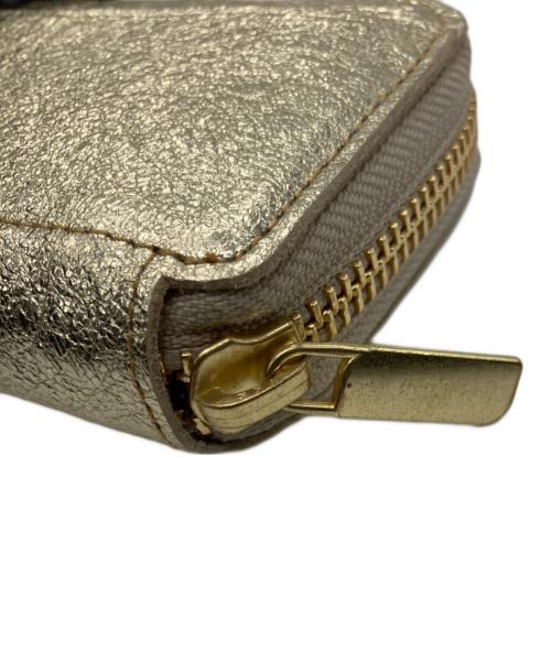 NADAYA（ナダヤ）NADAYA (ナダヤ) 2つ折り財布 ゴールドの古着・服飾アイテム