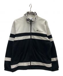 Champion（チャンピオン）の古着「ニットジャケット」｜グレー×ブラック