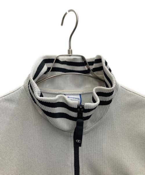 Champion（チャンピオン）Champion (チャンピオン) ニットジャケット グレー×ブラック サイズ:SIZE0の古着・服飾アイテム