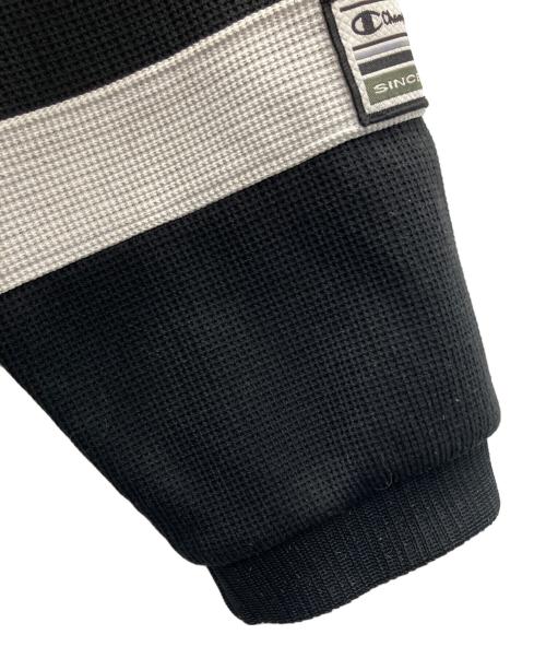 Champion（チャンピオン）Champion (チャンピオン) ニットジャケット グレー×ブラック サイズ:SIZE0の古着・服飾アイテム