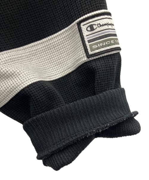 Champion（チャンピオン）Champion (チャンピオン) ニットジャケット グレー×ブラック サイズ:SIZE0の古着・服飾アイテム