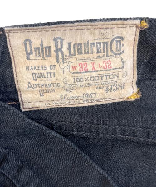 POLO RALPH LAUREN（ポロ・ラルフローレン）POLO RALPH LAUREN (ポロ・ラルフローレン) デニムパンツ ブラック サイズ:SIZE W32×L32の古着・服飾アイテム