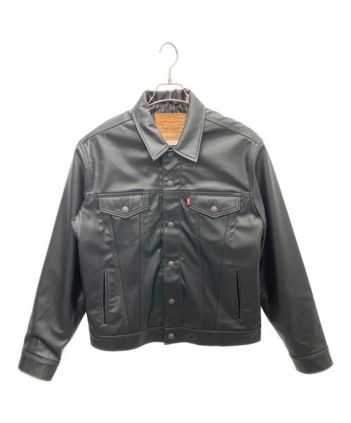 LEVI'S（リーバイス）LEVI'S (リーバイス) レザージャケット ブラック サイズ:Mの古着・服飾アイテム
