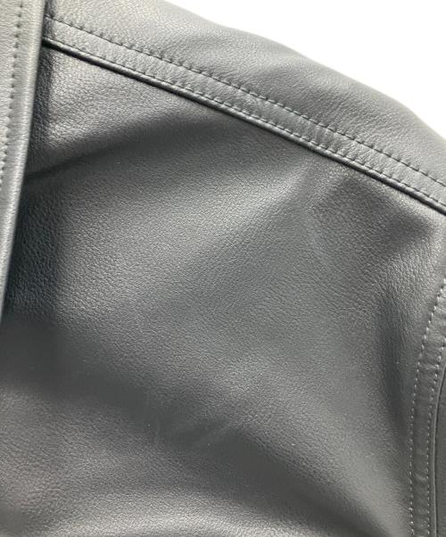 LEVI'S（リーバイス）LEVI'S (リーバイス) レザージャケット ブラック サイズ:Mの古着・服飾アイテム