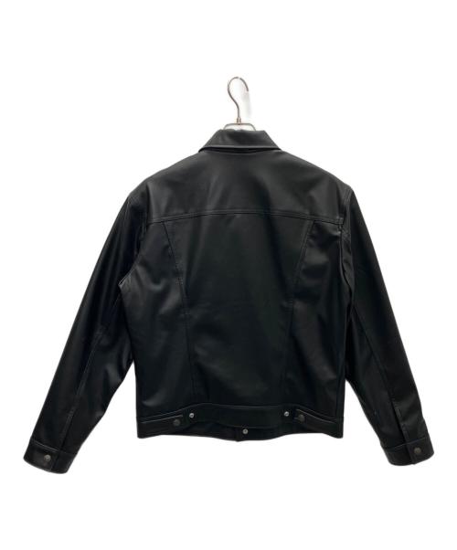 LEVI'S（リーバイス）LEVI'S (リーバイス) レザージャケット ブラック サイズ:Mの古着・服飾アイテム