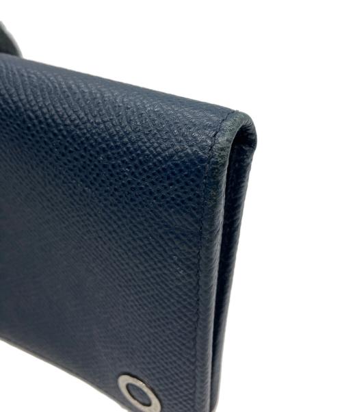 BVLGARI（ブルガリ）BVLGARI (ブルガリ) 長財布 ネイビーの古着・服飾アイテム