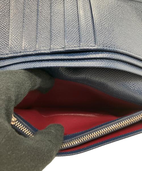 BVLGARI（ブルガリ）BVLGARI (ブルガリ) 長財布 ネイビーの古着・服飾アイテム