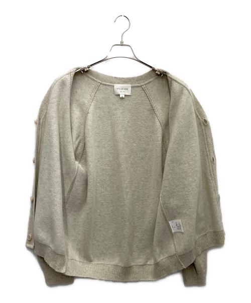 STILL BY HAND（スティルバイハンド）STILL BY HAND (スティルバイハンド) ニットカーディガン ベージュ サイズ:SIZE46の古着・服飾アイテム
