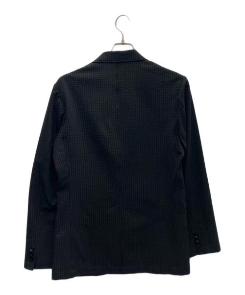 EDIFICE（エディフィス）EDIFICE (エディフィス) シアサッカージャケットセットアップ ブラック サイズ:SIZE46の古着・服飾アイテム