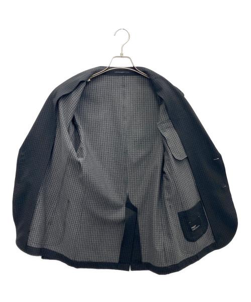 EDIFICE（エディフィス）EDIFICE (エディフィス) シアサッカージャケットセットアップ ブラック サイズ:SIZE46の古着・服飾アイテム
