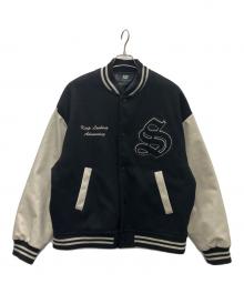 ILL'S（イルズ）の古着「スタジャン」｜ブラック×ベージュ