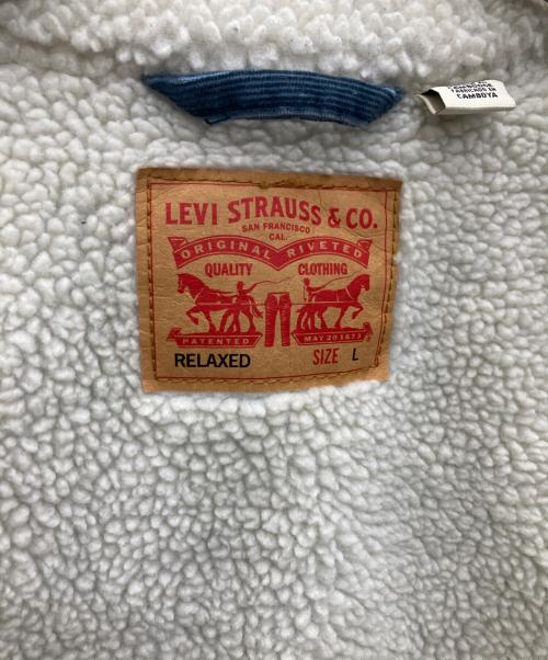 LEVI'S（リーバイス）LEVI'S (リーバイス) コーデュロイジャケット ブルー サイズ:Lの古着・服飾アイテム