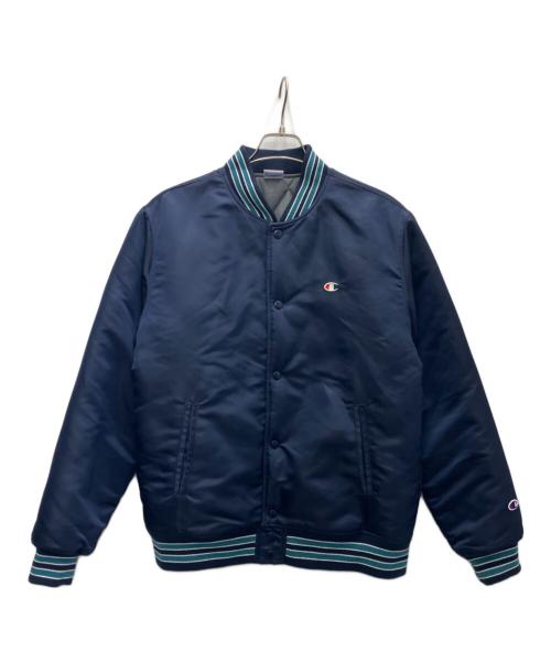 Champion（チャンピオン）Champion (チャンピオン) スタジャン ネイビー サイズ:Lの古着・服飾アイテム