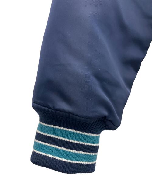 Champion（チャンピオン）Champion (チャンピオン) スタジャン ネイビー サイズ:Lの古着・服飾アイテム